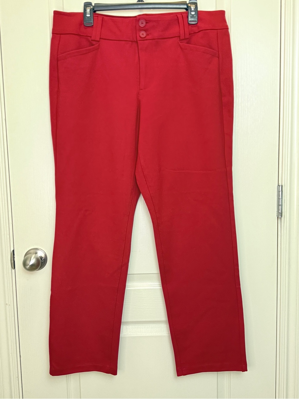 NWOT torrid Studio Red Trouser Straight Leg Pants Sz 16W